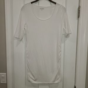 🤰 A Pea In The Pod White Short Sleeve Top sz M